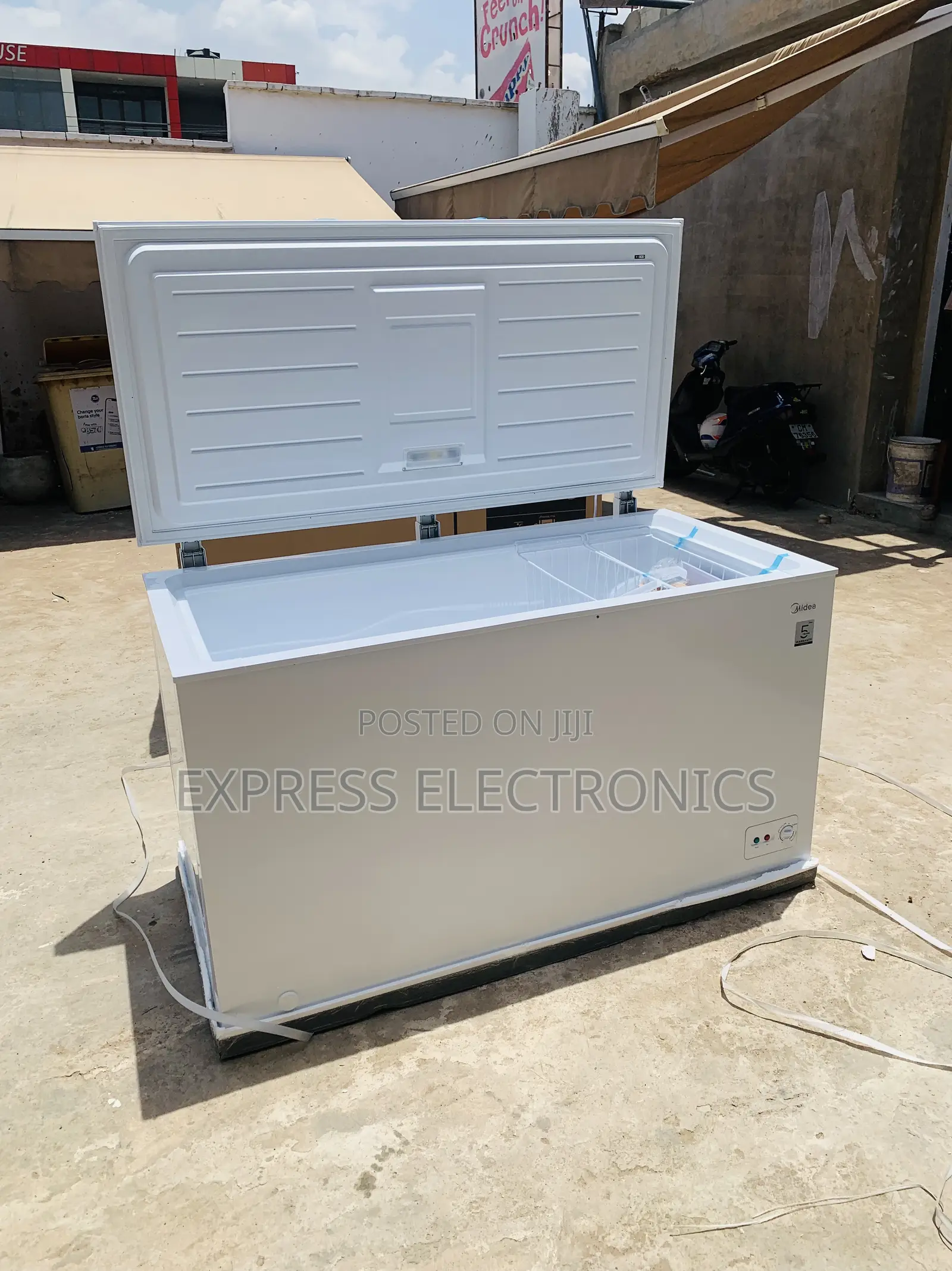 Very Cool Price Chest White Single Door Midea 418l Freezer