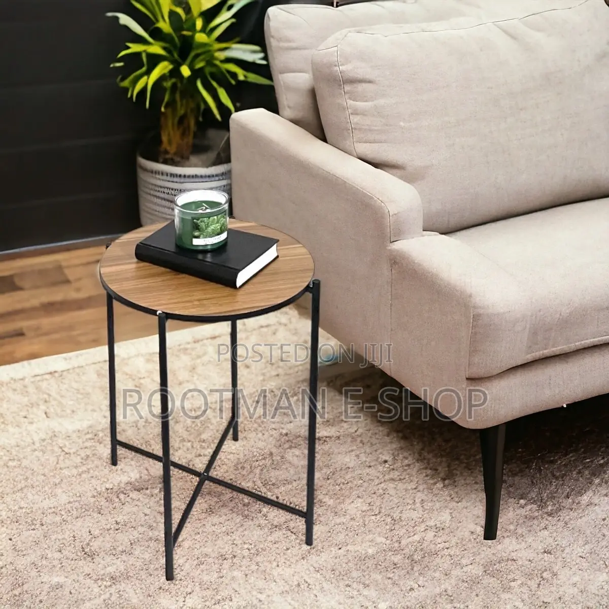 Coffee Table With Removable Top and Reversible Side Table
