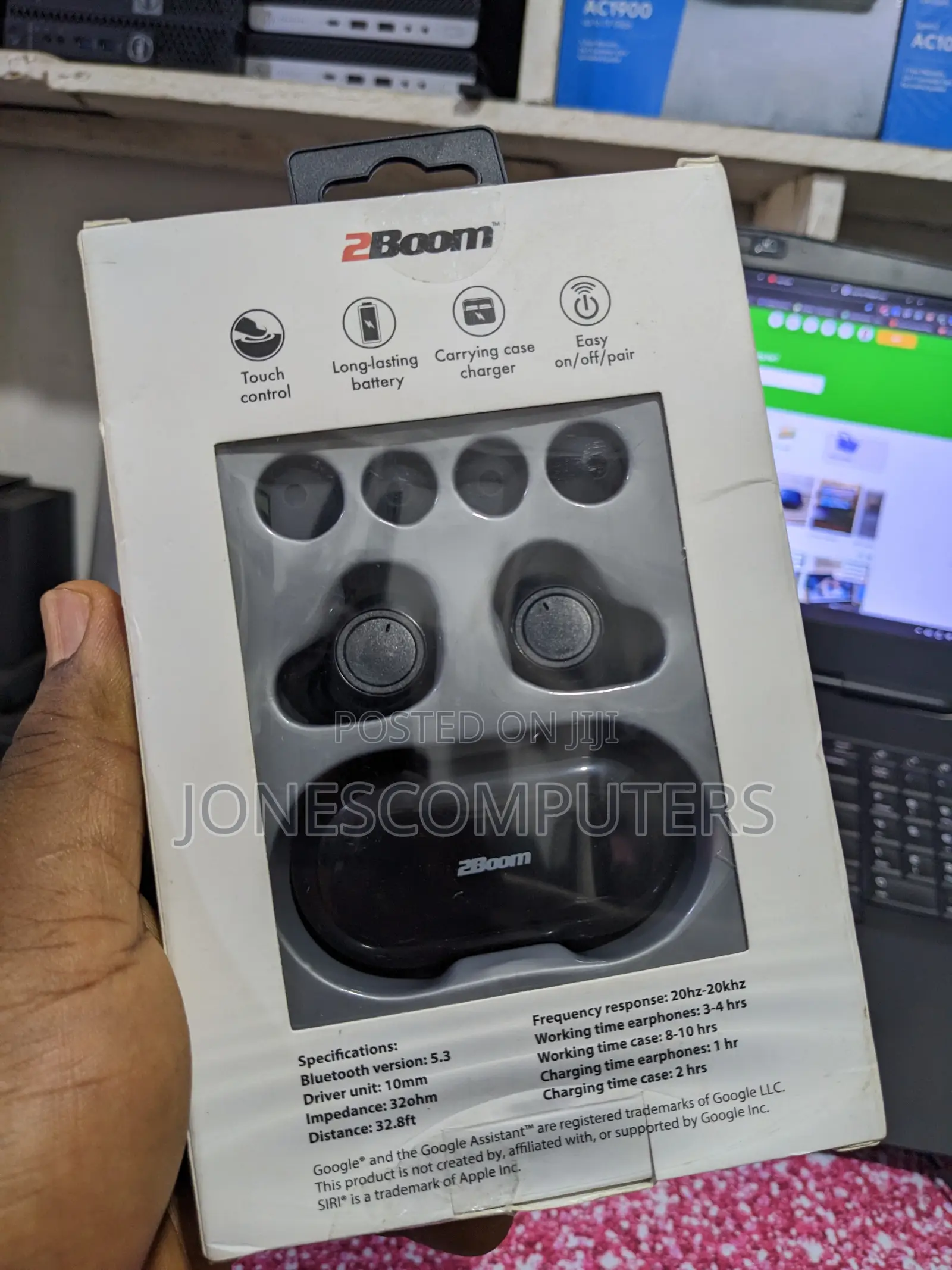 2boom Vibrant Air True Wireless Earphones (Bluetooth)