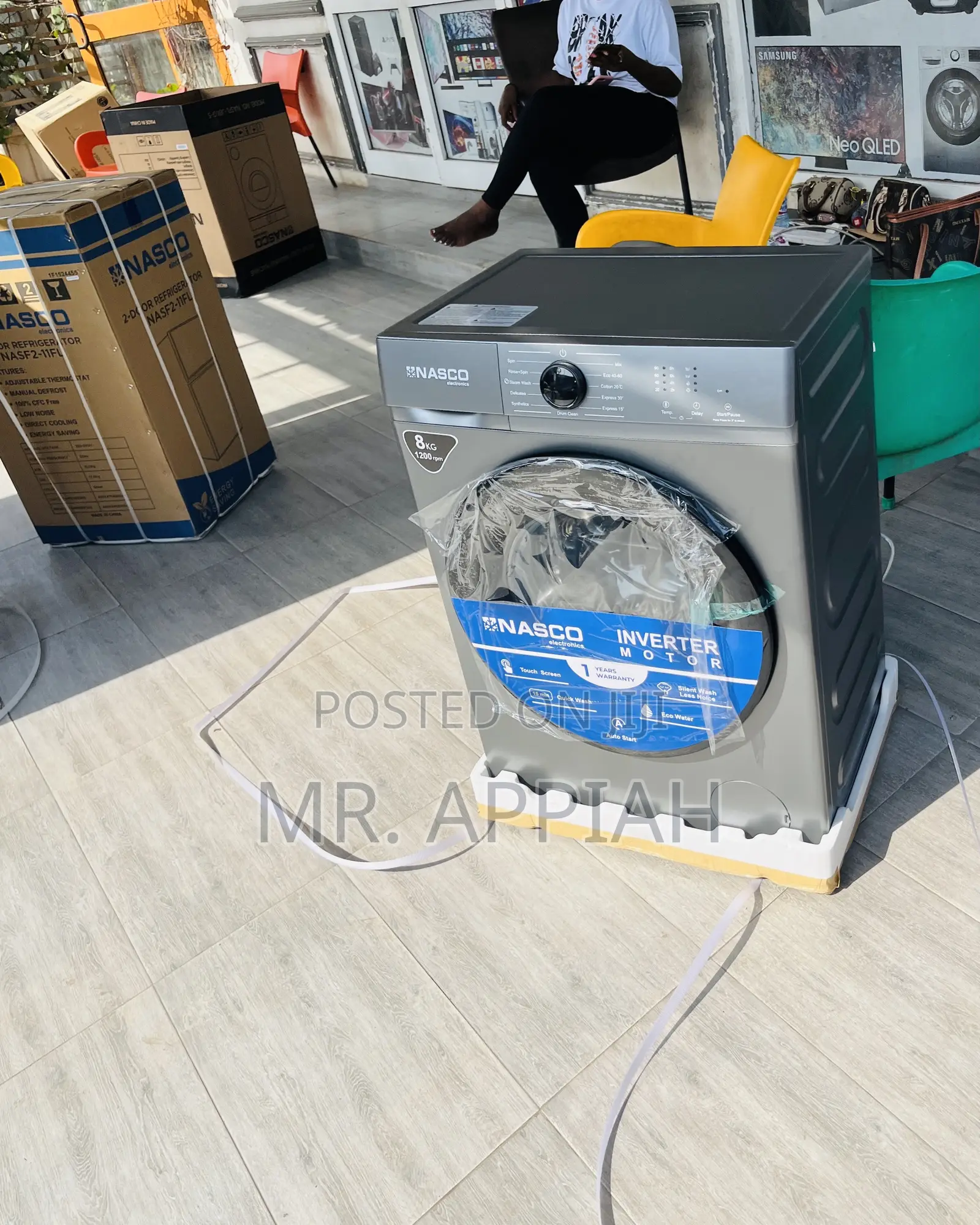 Order Quality Midea 8kg Front Load Washing Machine(Fully Automatic)