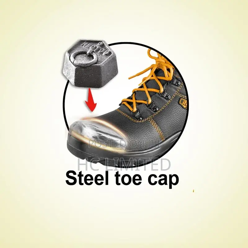 Ingco Steel Toe Cap Safety Boots-ssh04sb.42