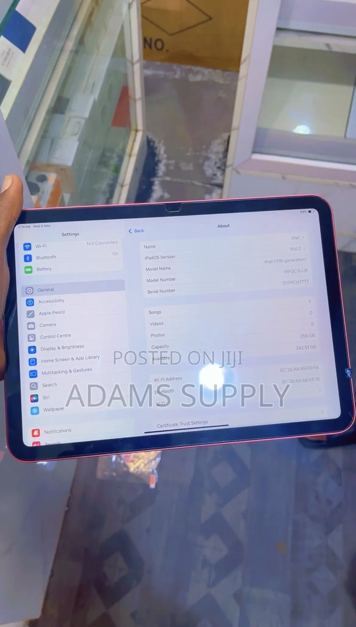 Apple iPad 10.2 (2020) Wi-Fi 256 GB Pink