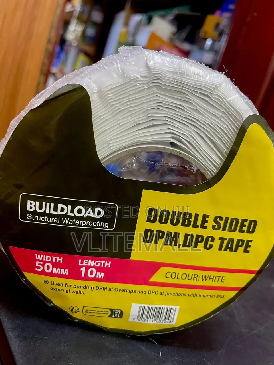 10m Buildload Double Sided Dpm, Dpc Tape