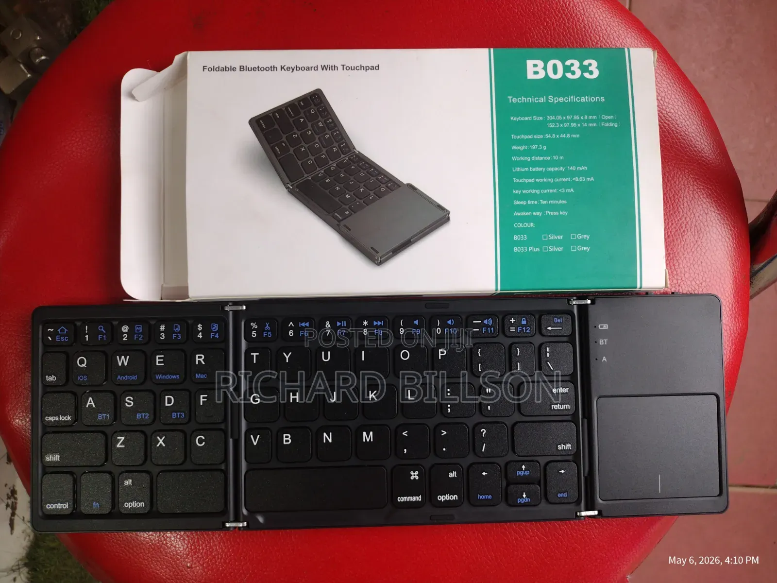 Foldable Bluetooth Keyboard