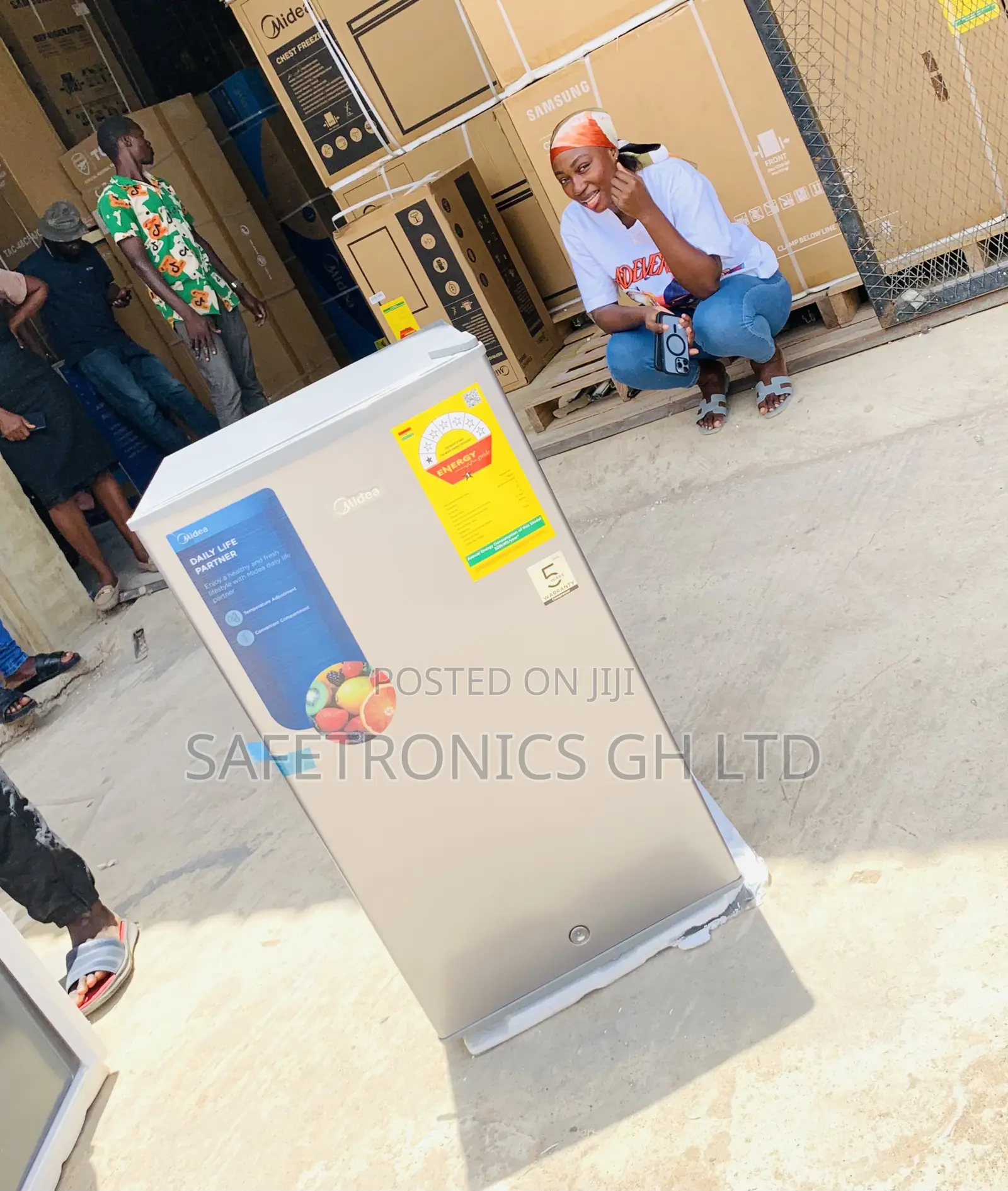 Super Fast Midea Single Door Table Top Refrigerator 93l
