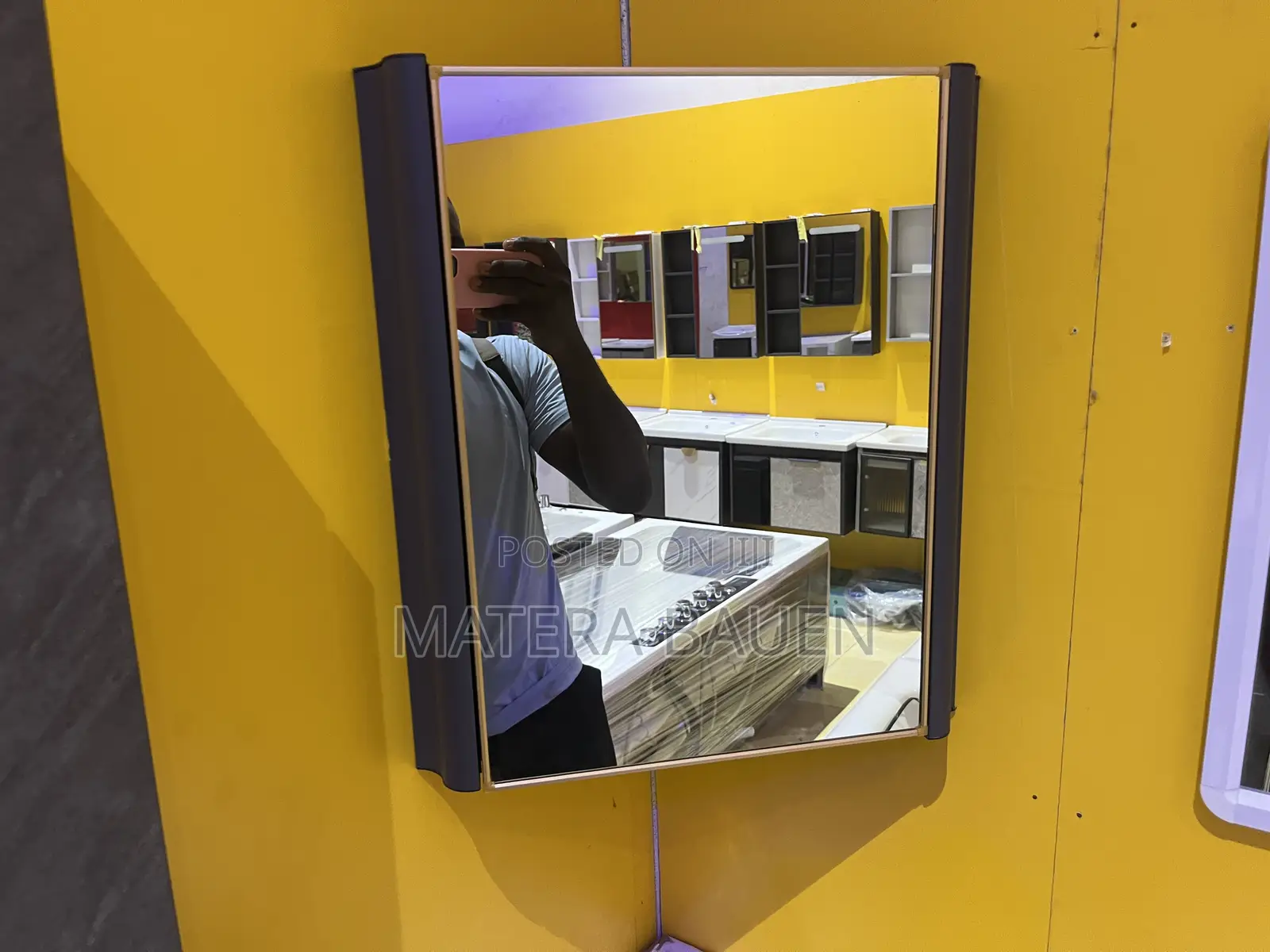Corner Cabinet Basin With Mirror / Wash Hand Basin #Sj02 -1