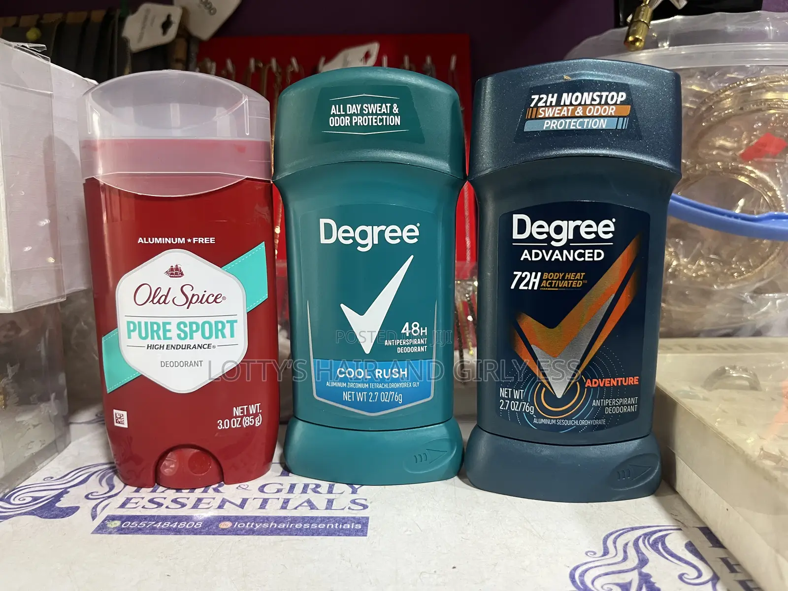 Old Spice ,Degree Cool,Degree Advanced Deodorant