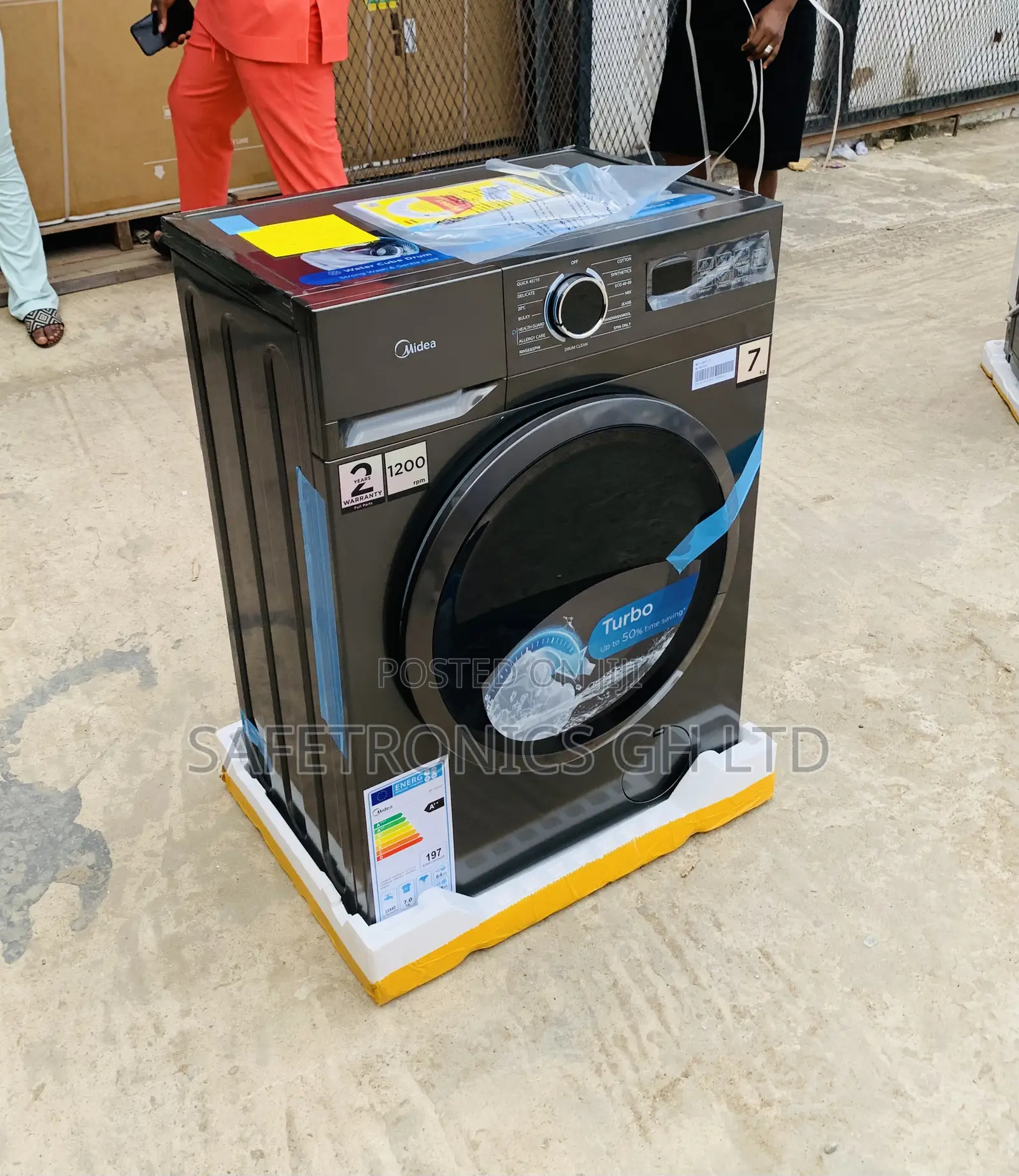 Buy Original Midea 7 Kg Front Load Washing Machine Mf110w70/T)
