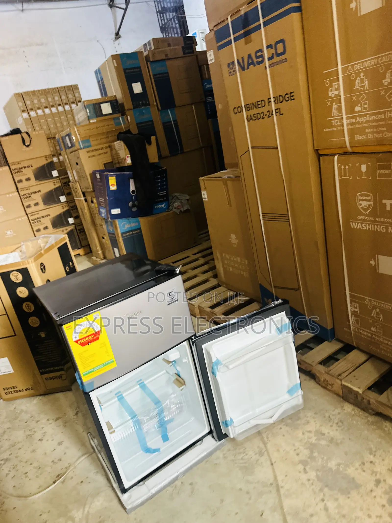 Shop From Us Double Door Table Top Fridge Midea Fridge