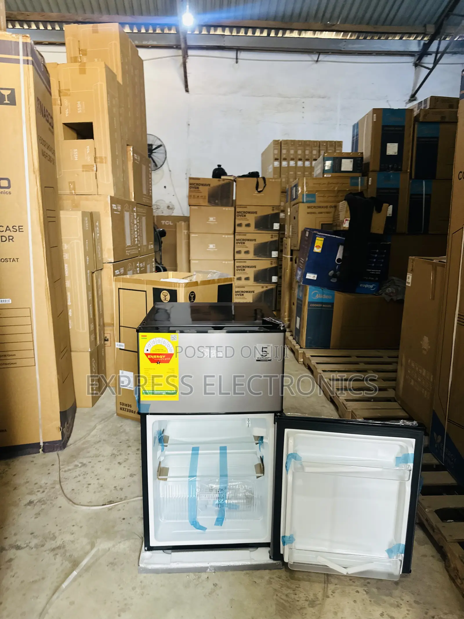 87l Double Door Table Top Fridge Midea Kitchen