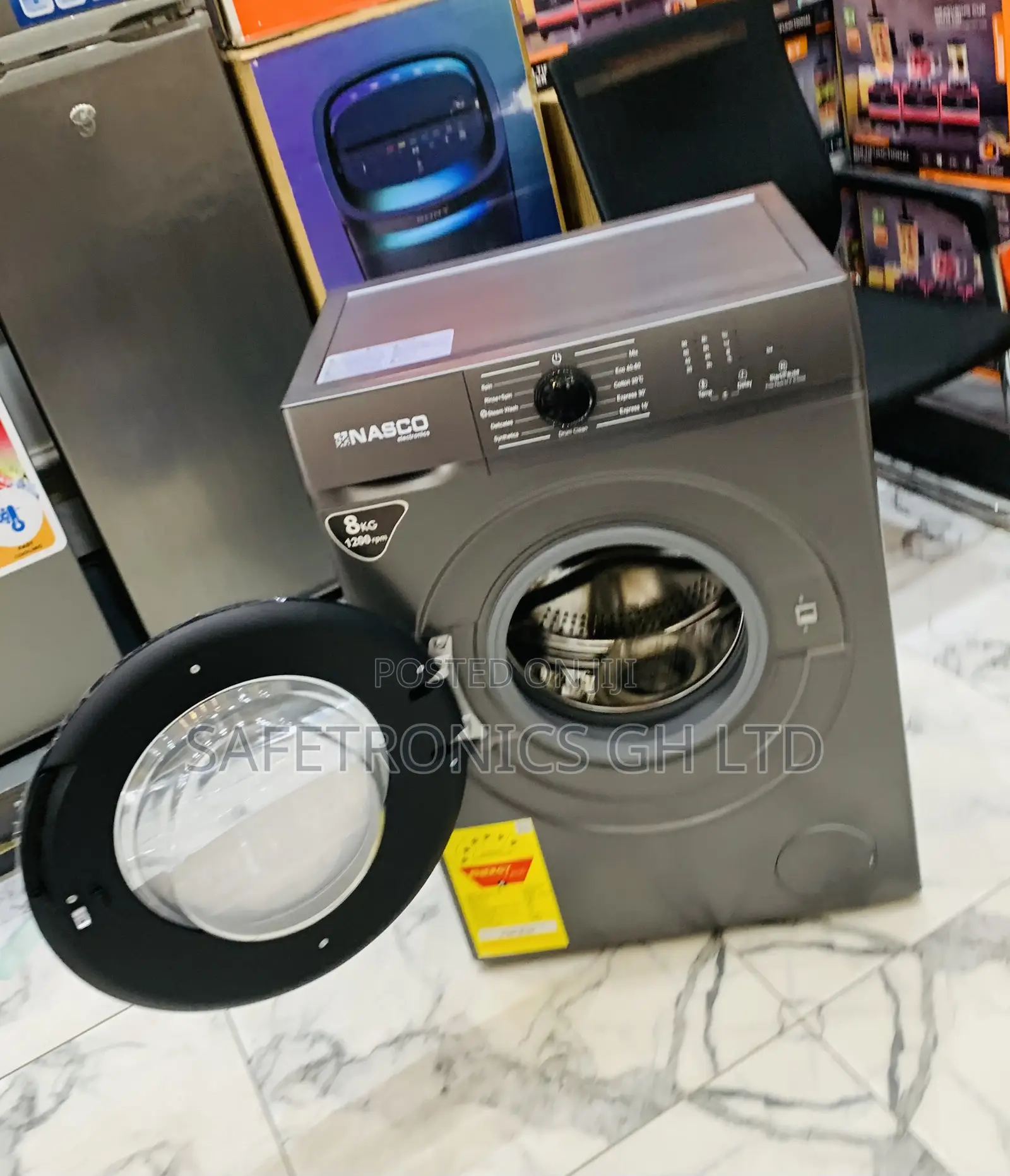 Get Excellent Nasco Washing Machine 8kg Front Load Full Automatic