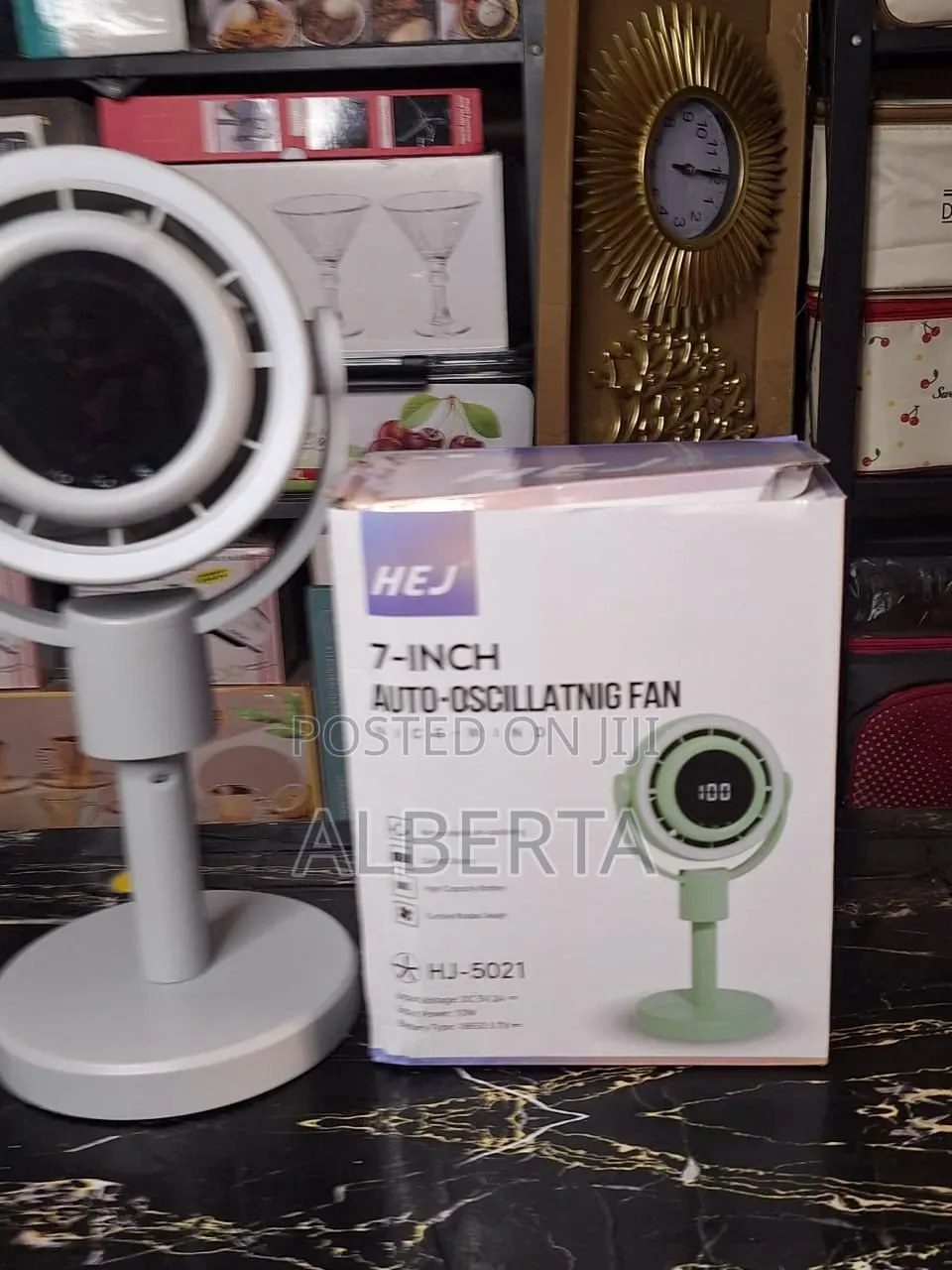 7 Inches Rechargeable Fan