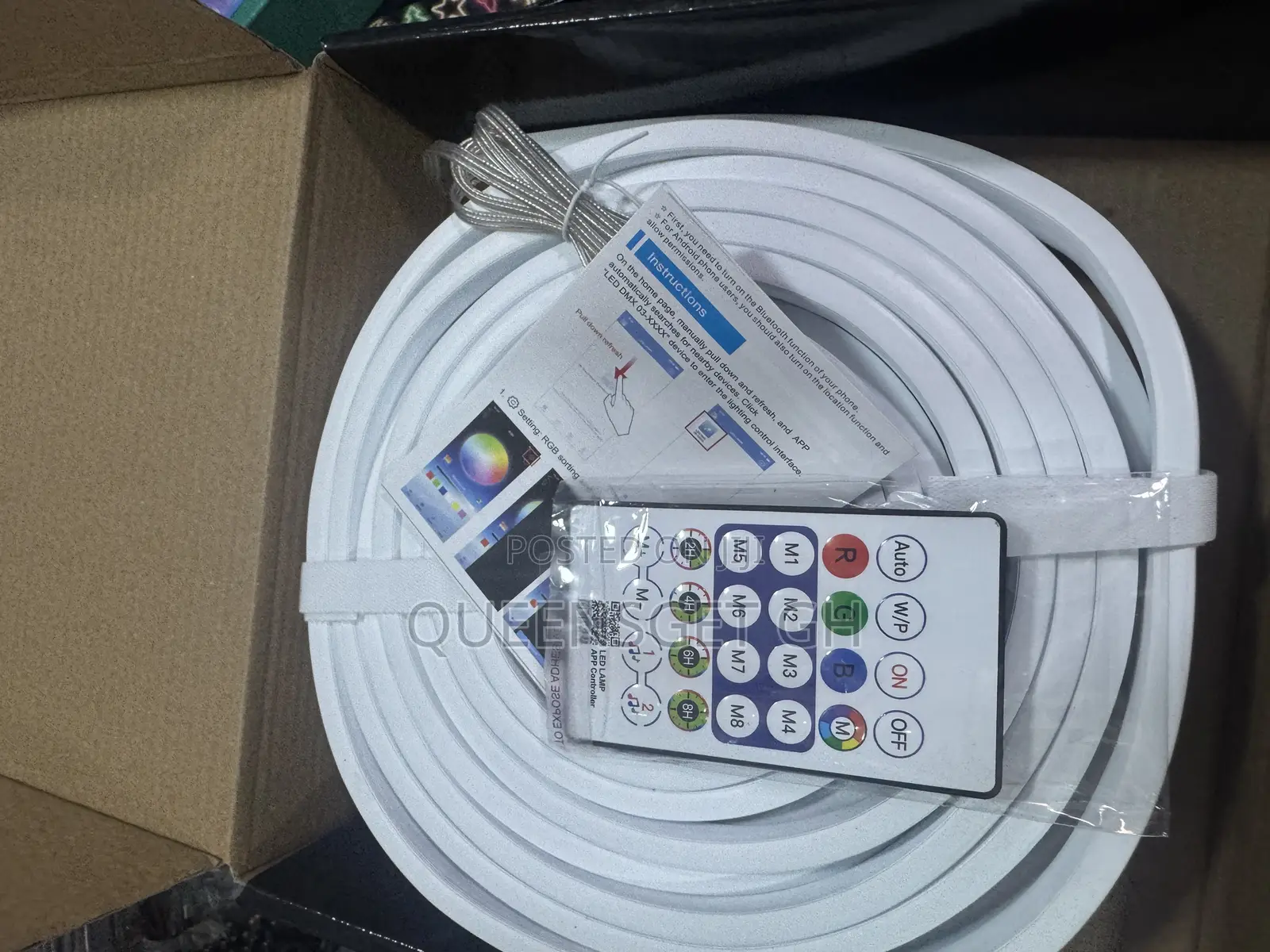 10 Meters Neon Light With Remote Control