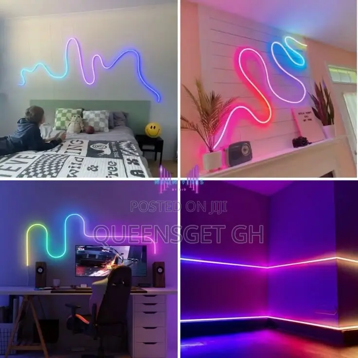 5 Meters Neon Light With Remote Control