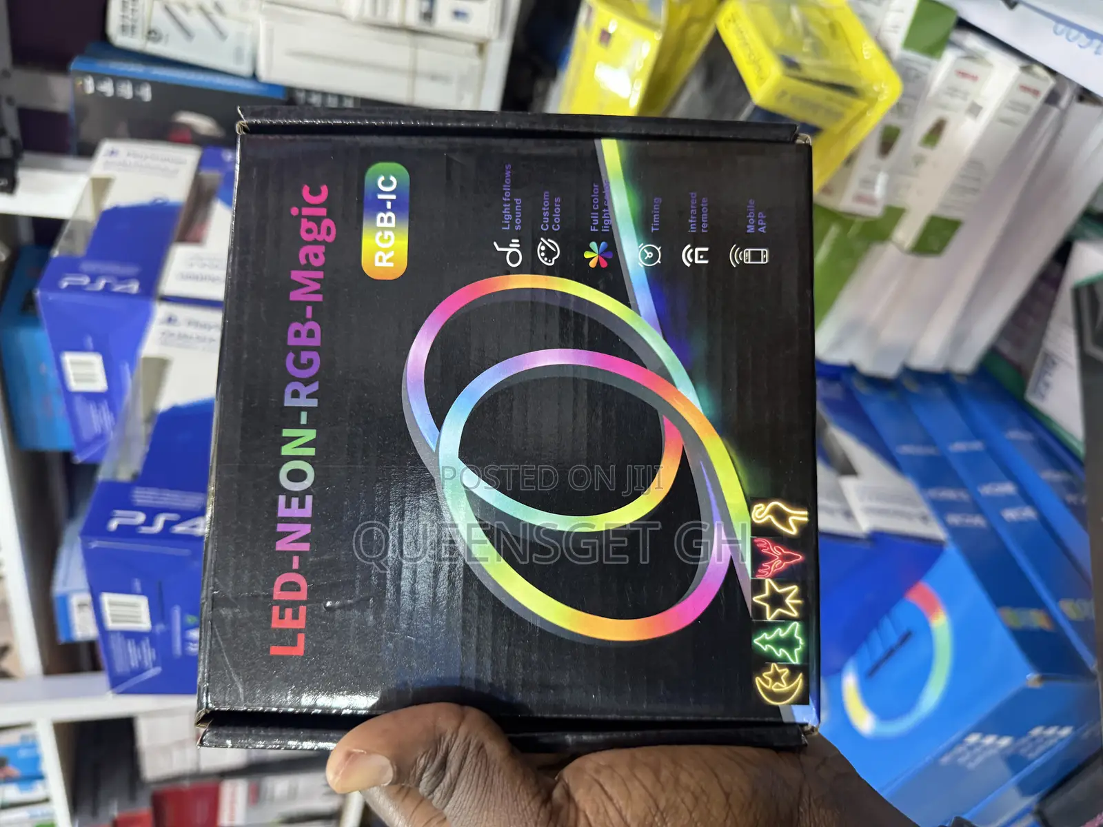 5 Meters Neon Light With Remote Control