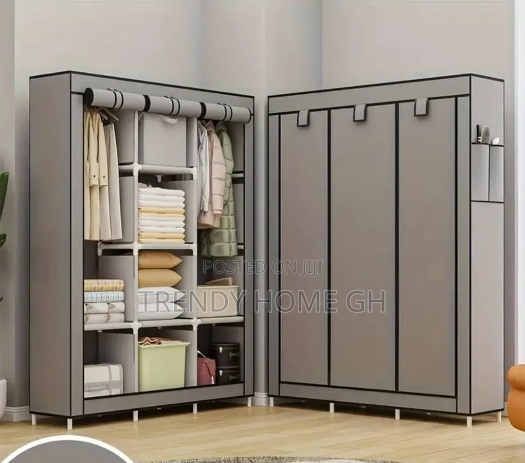 3-in-1 Wardrobe Closet Spacious Easy to Assemble