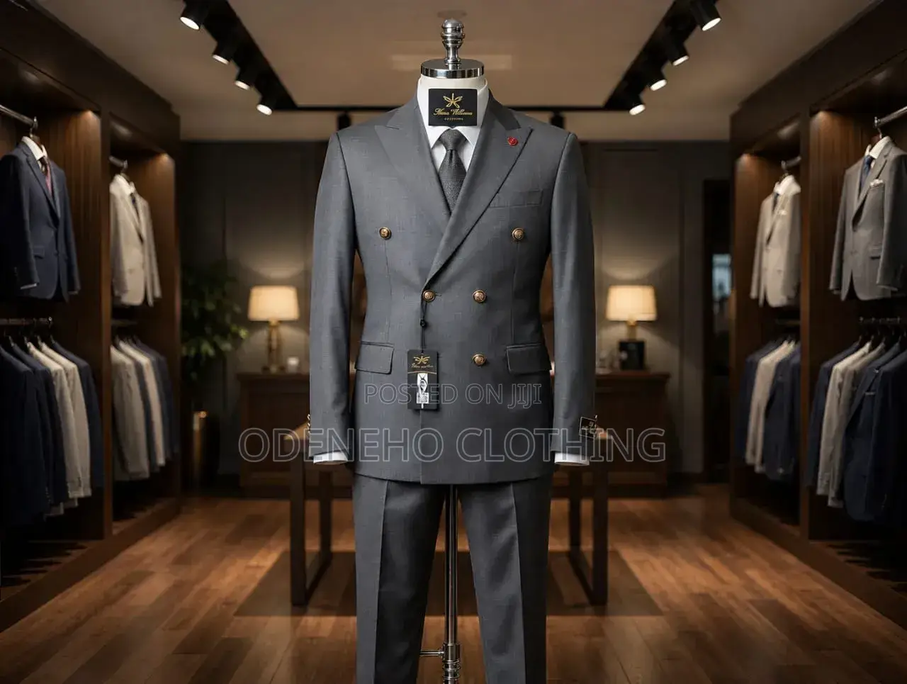 Dark Gray Suit for Office, Graduation and More