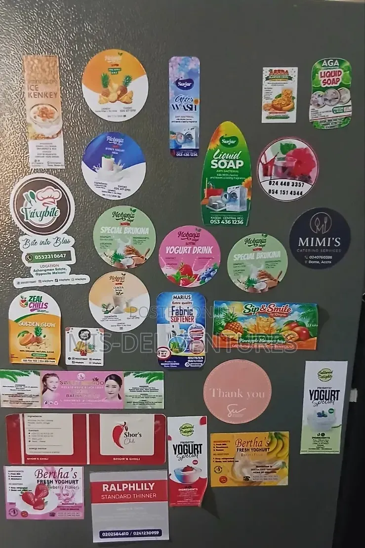 Sticker Labels Print and Cut