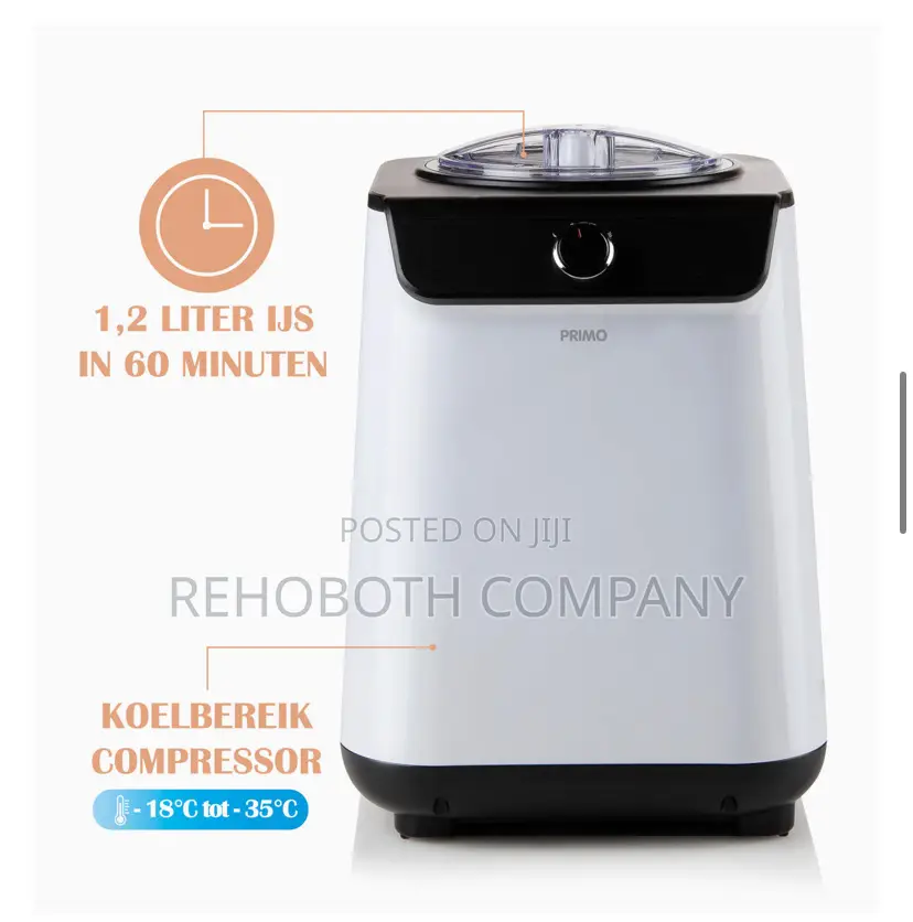 Primo Pr401im Ice Cream Maker - Ice Maker - Self Freezing