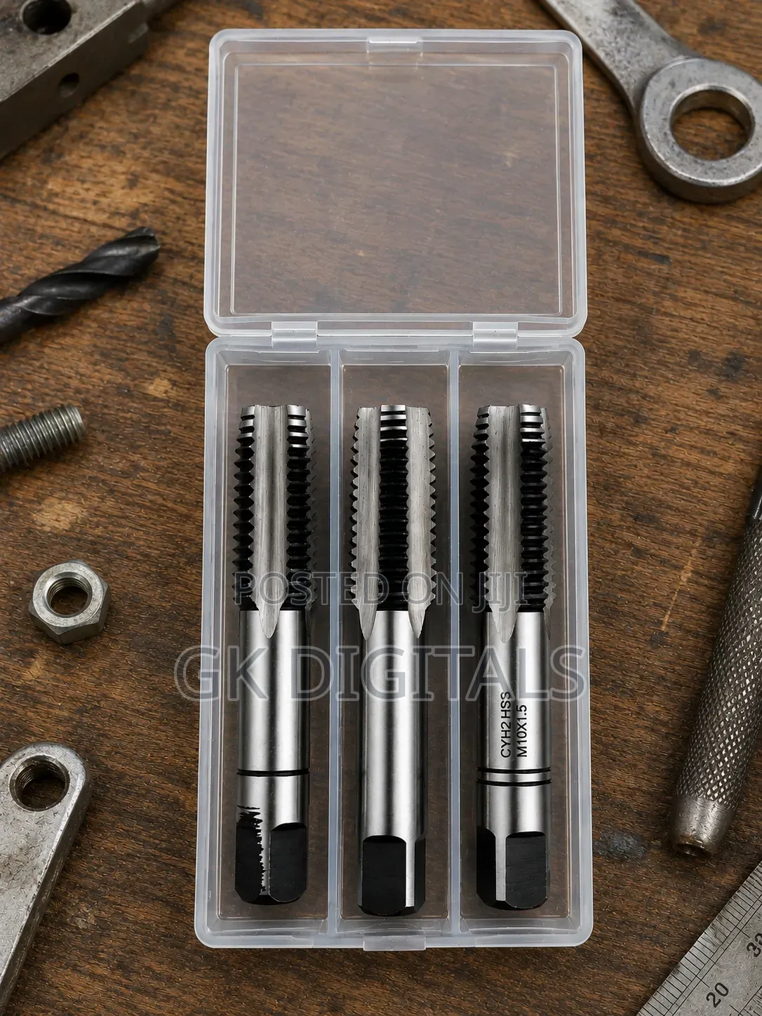 3/4 Tap Set 16g BMF Unf – Tap and Die Set Tool for Metal Threading