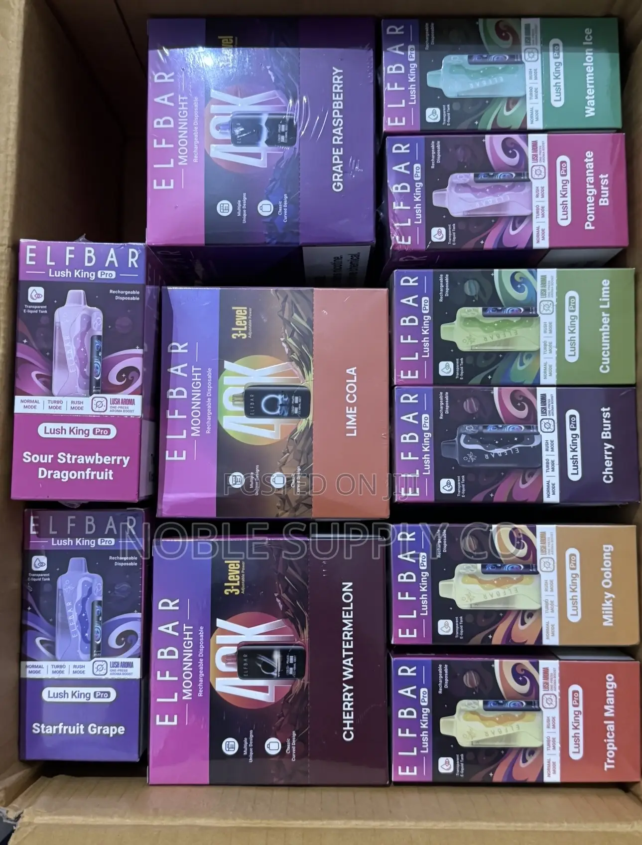 NEW Elfbar Lush King Pro Puffs Vape