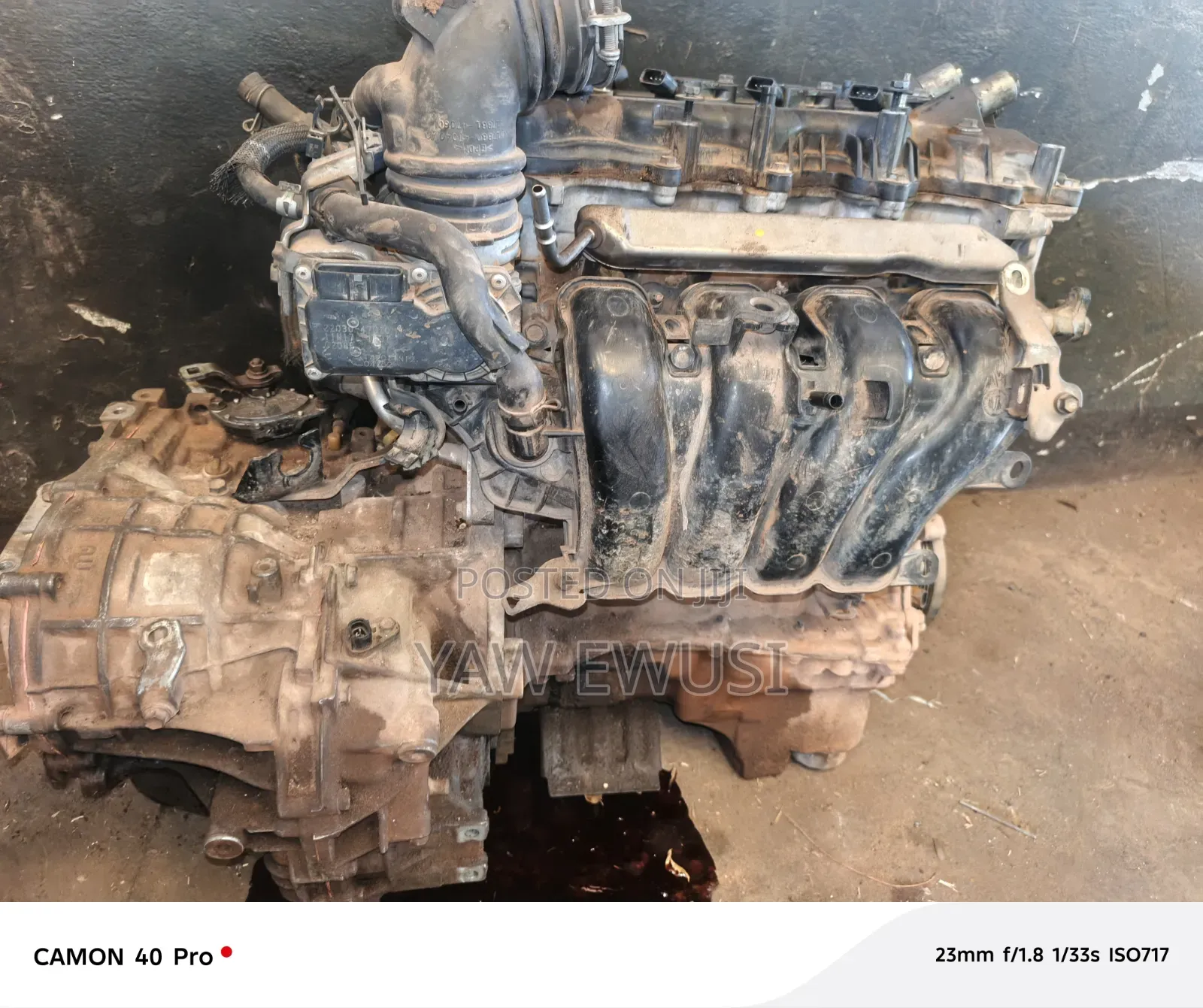 2012 Four Plugs Toyota Vitz Engine