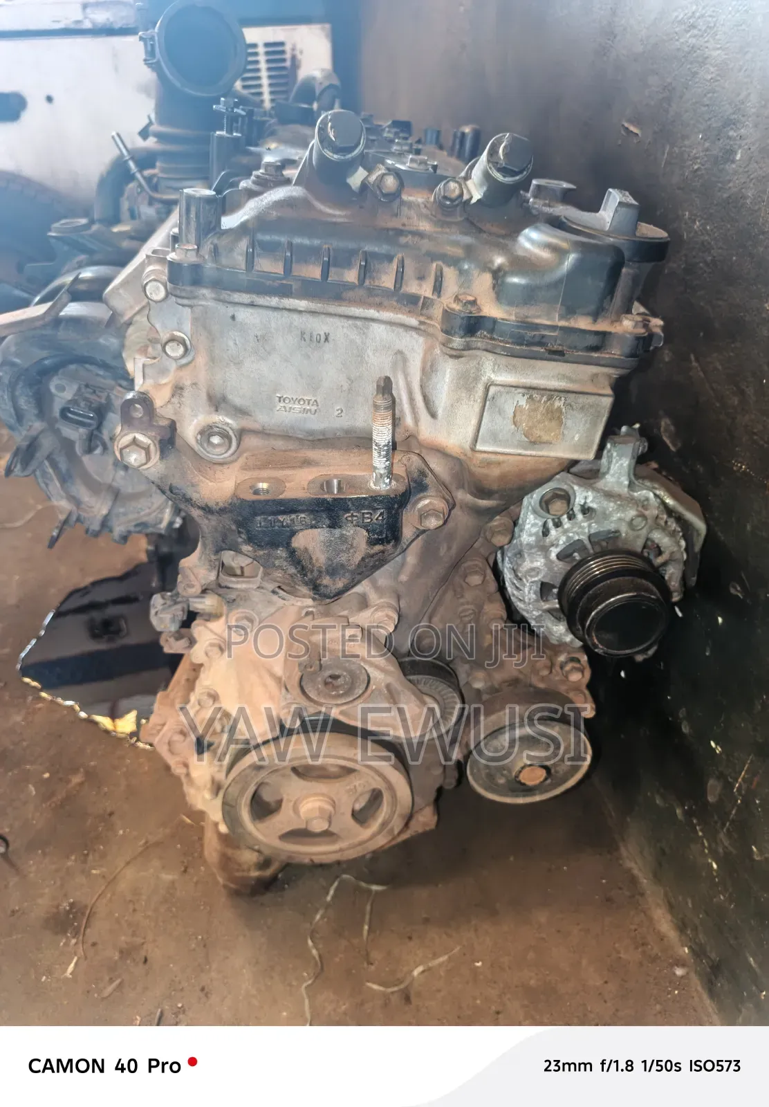 2012 Four Plugs Toyota Vitz Engine