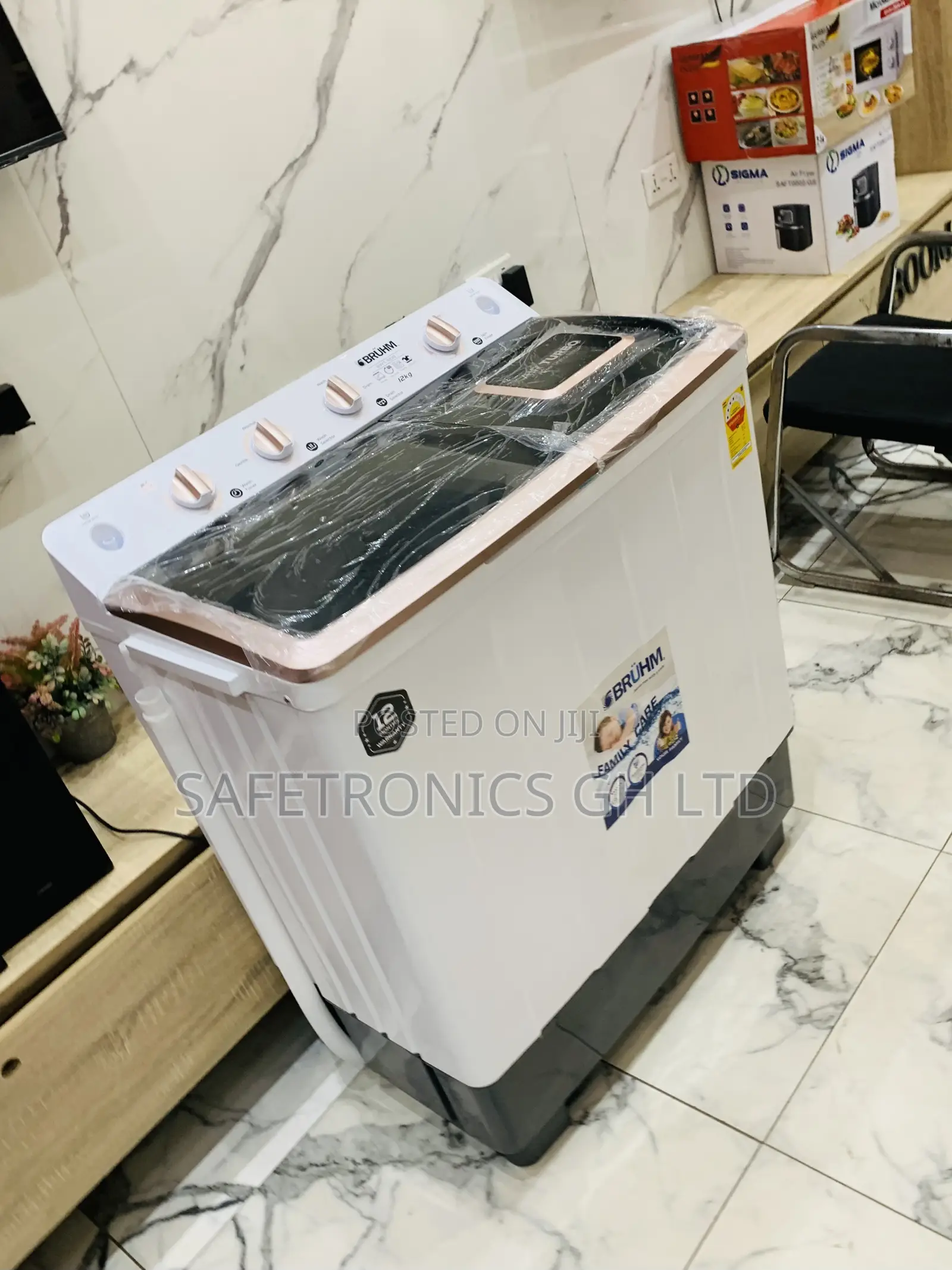 Accurate Bruhm 12kg Washing Machine BWT-120h-Twin Tub