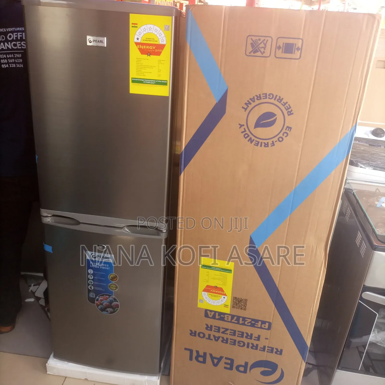 Pearl 142litres Buttom Freezer Refrigerator