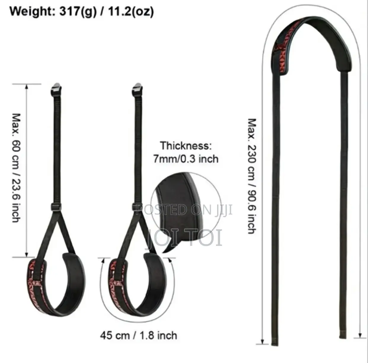 Adjustable Ankle Cuffs Restraint