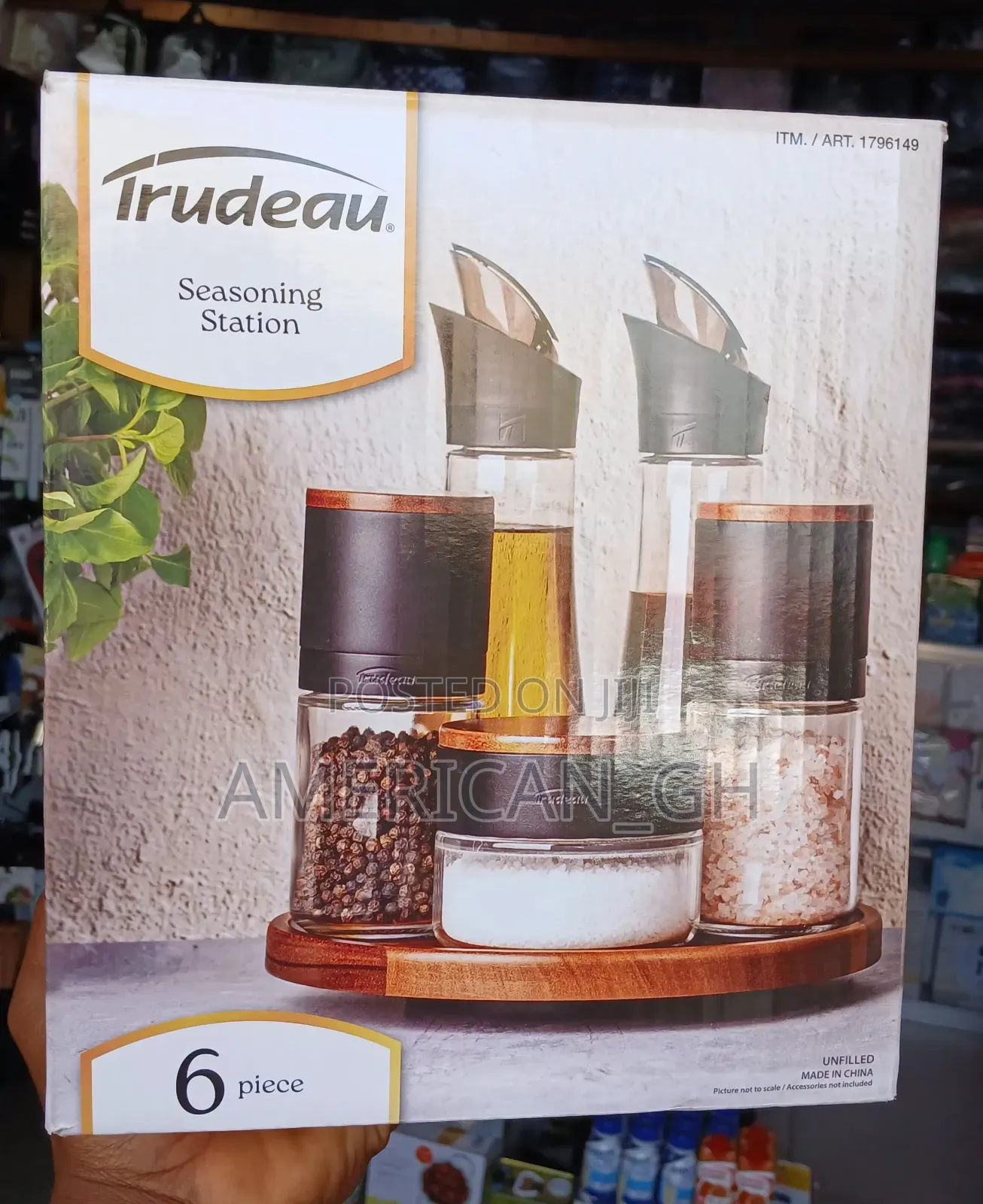 Trudeau Seasoning Station, 6 Pieces