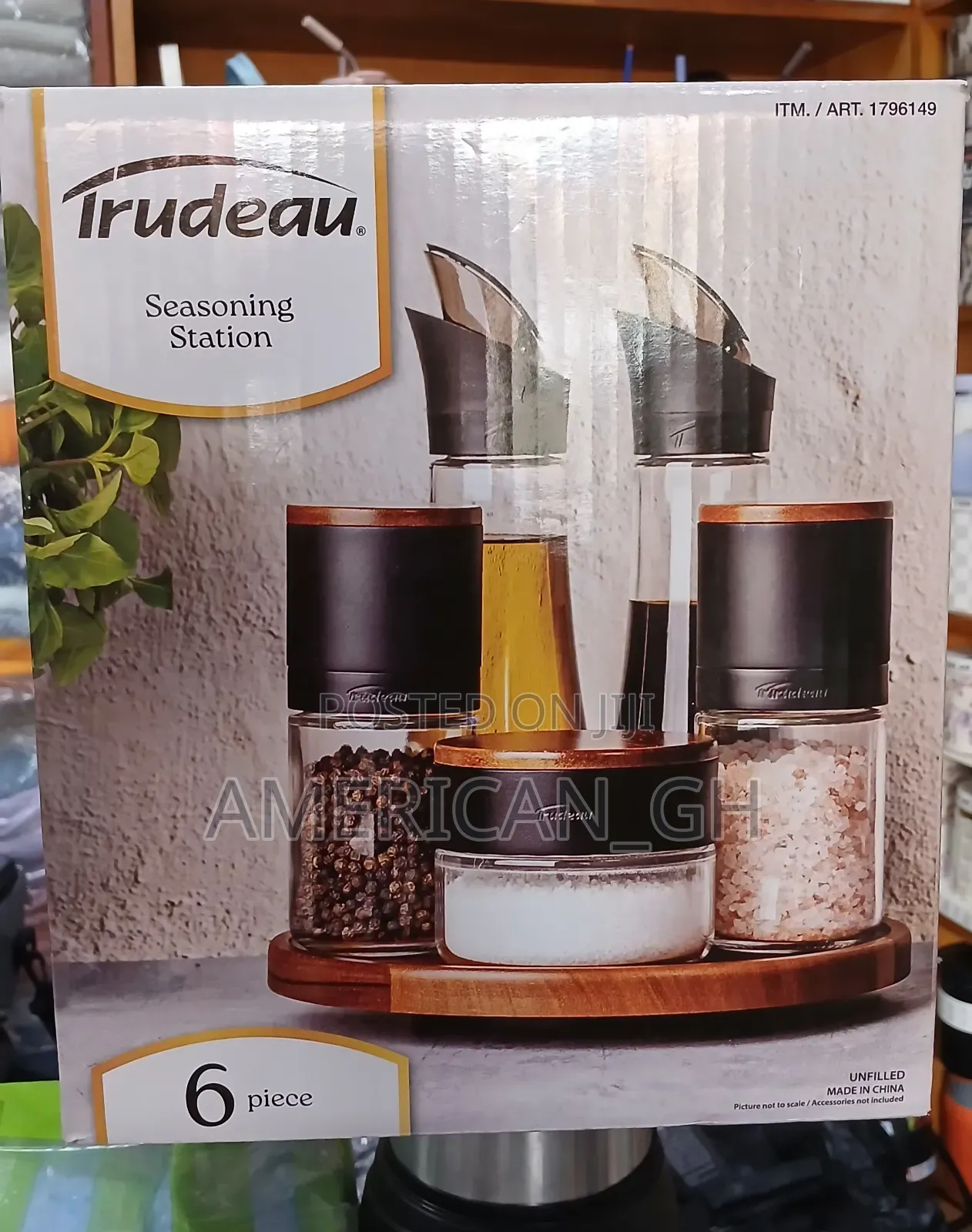 Trudeau Seasoning Station, 6 Pieces