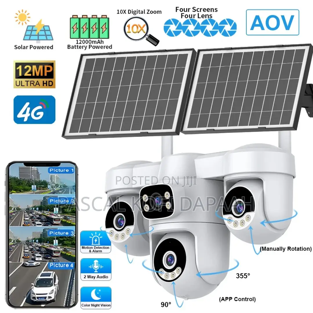 4 Lens 4g Solar Camera