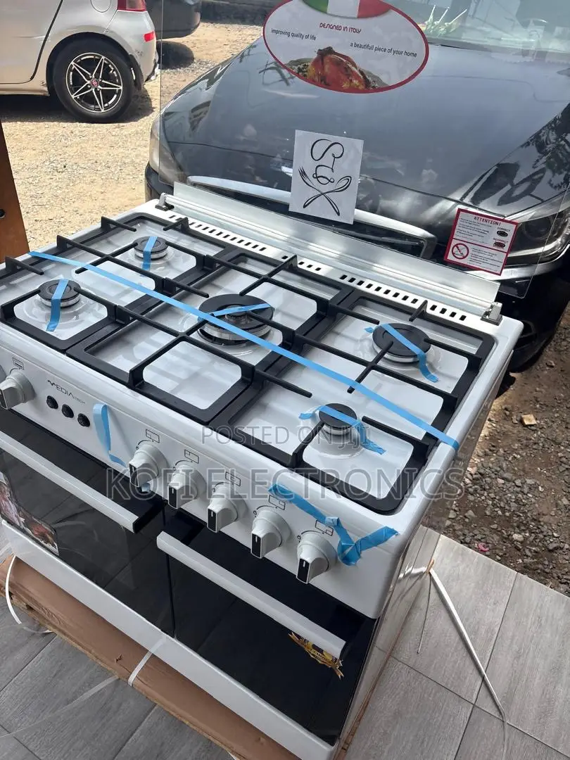 Mediatech 60x90 Gas Cooker Premium Large Capacity Kitchen Stove