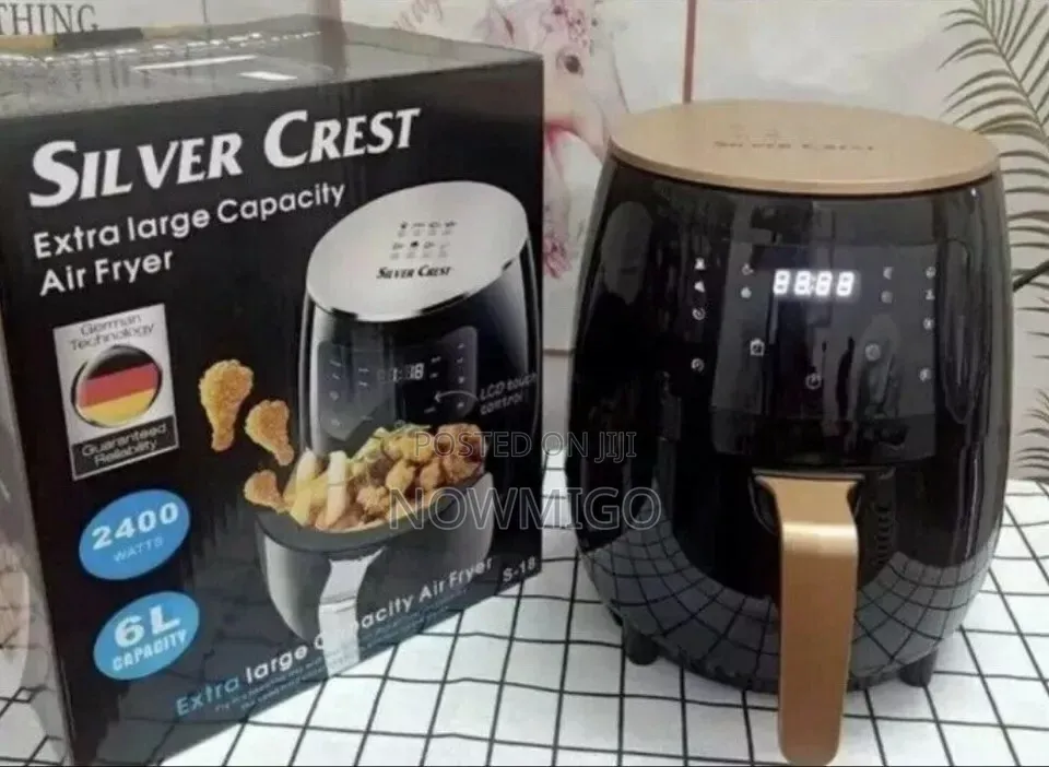 Extra Large Silver Crest Air Fryer_ 6l, 7l, 8l 10l and 15 Litres