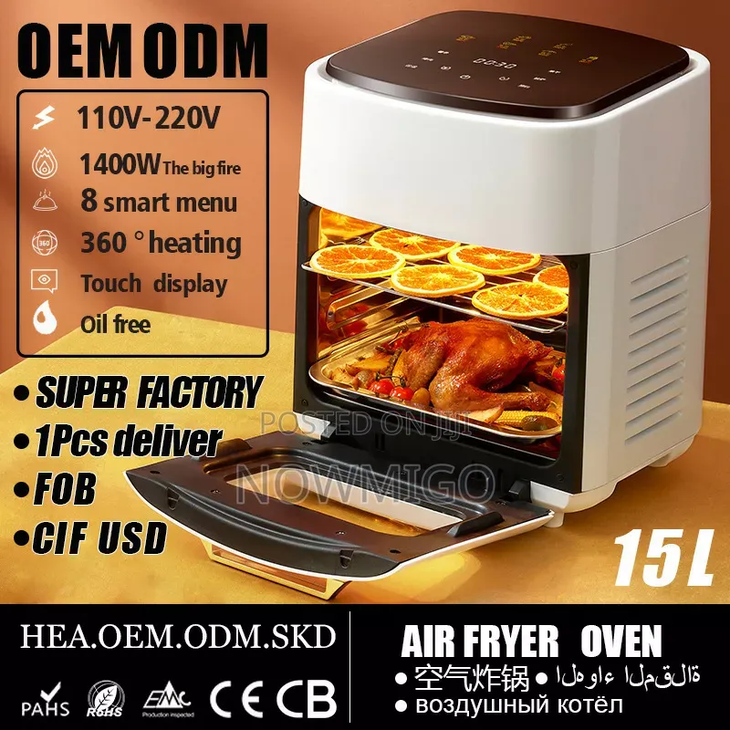 Extra Large Silver Crest Air Fryer_ 6l, 7l, 8l 10l and 15 Litres