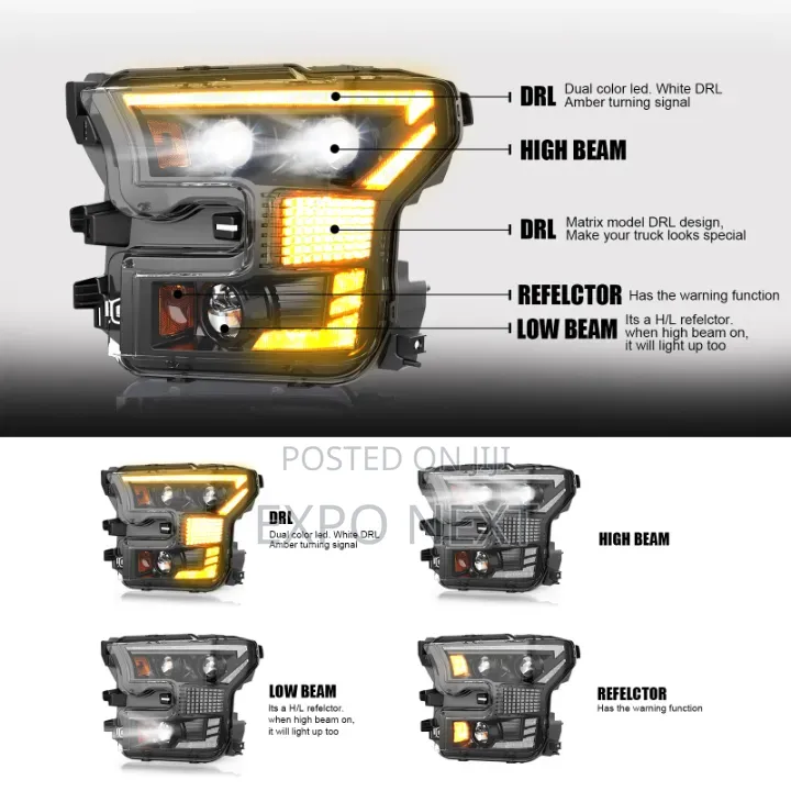 Led Headlight for 2015-2017 Ford F150