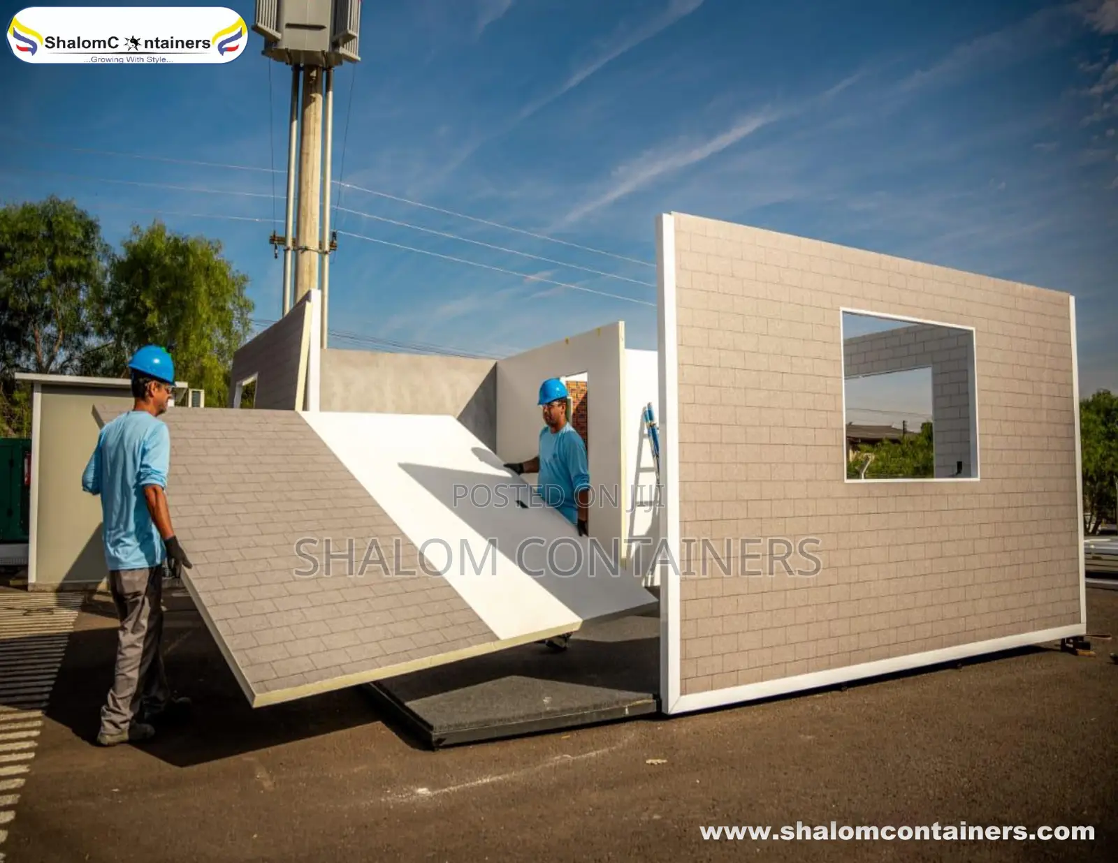 Shalom Containers Fiber Panels and Laminates for Construction