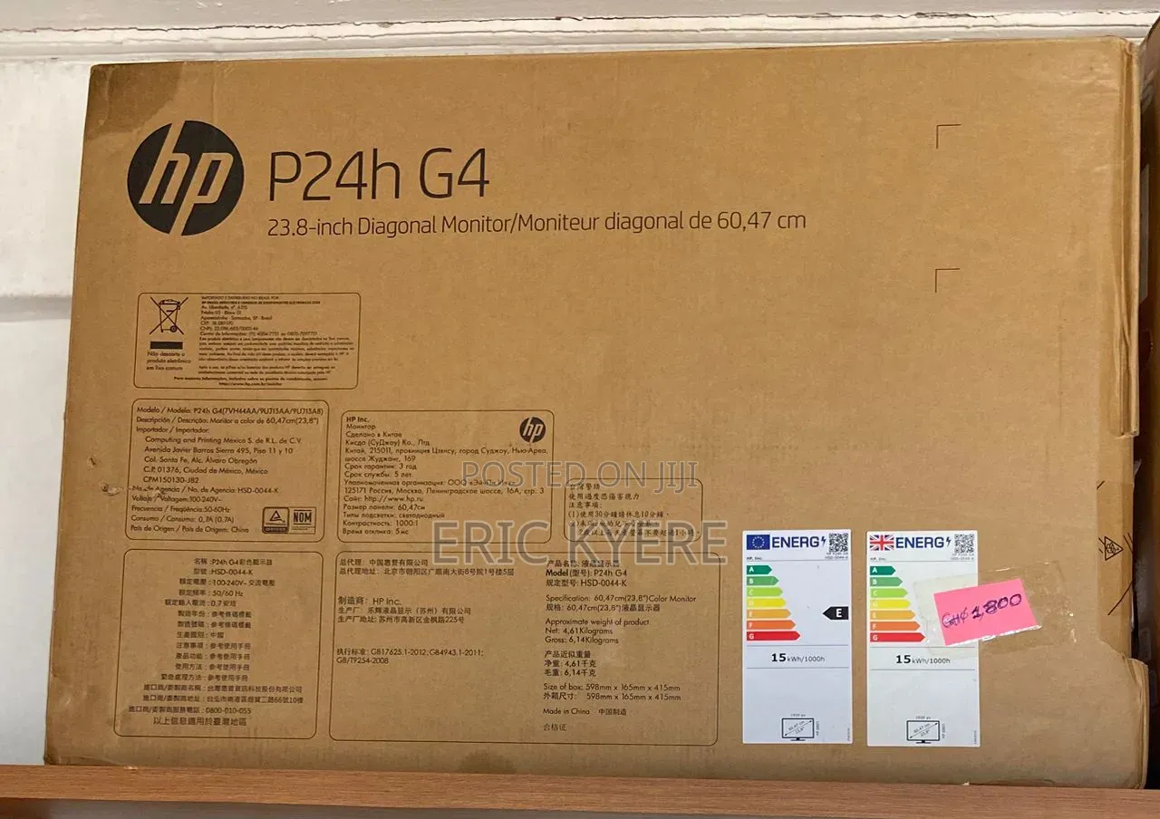 HP P24h G4 24” Full Hd Ips Monitor