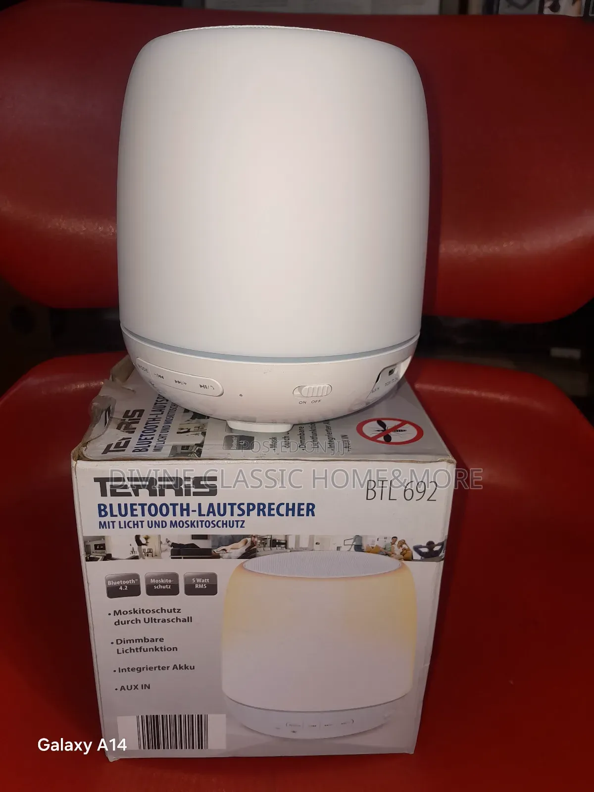 Terris Bluetooth Speaker With Light And Mosquito Speaker Music Box