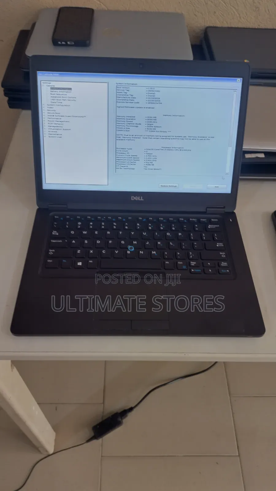 Laptop Dell 8GB Intel Core i7 SSD 256GB