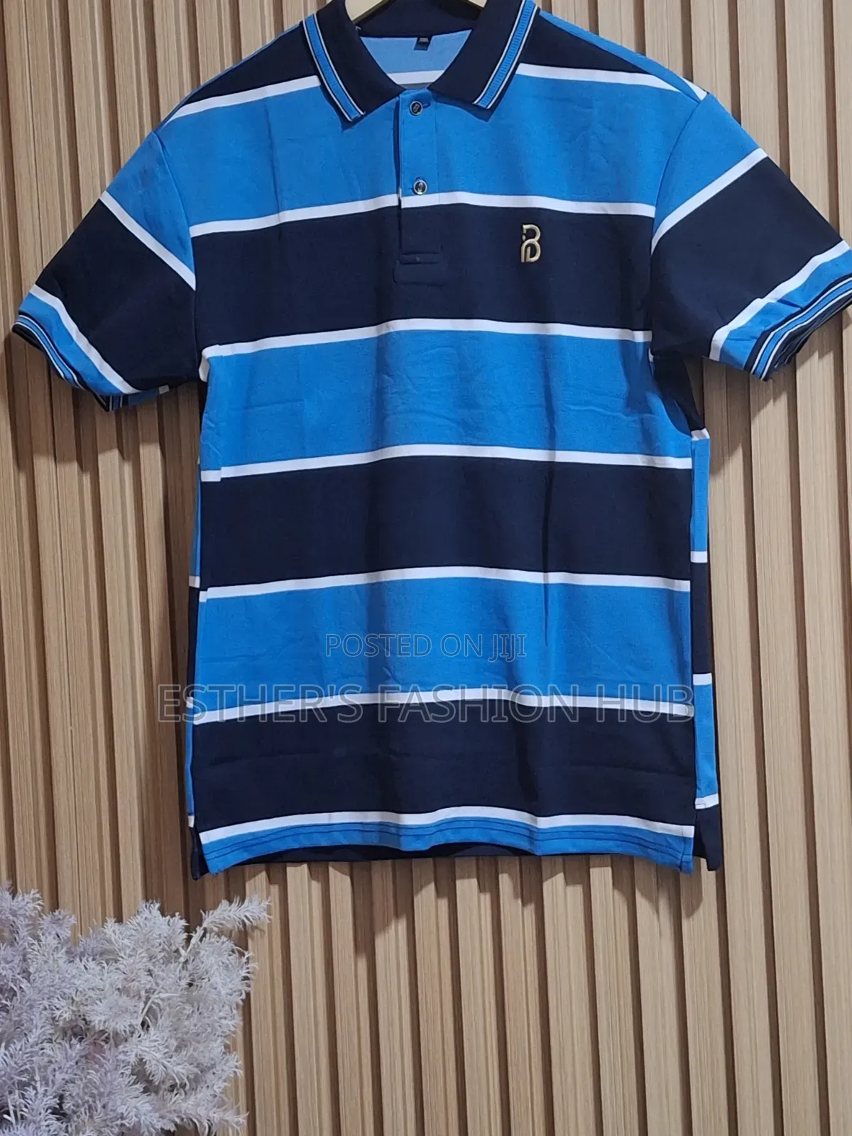 Men's Striped Lacoste/ Club -T