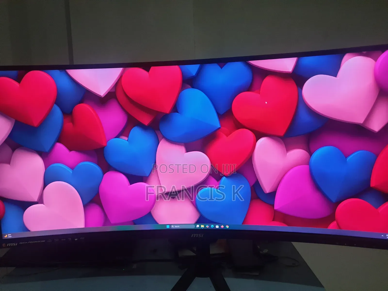 Msi Optix Curved 144hz "34" Ultra Wide Gaming Monitor