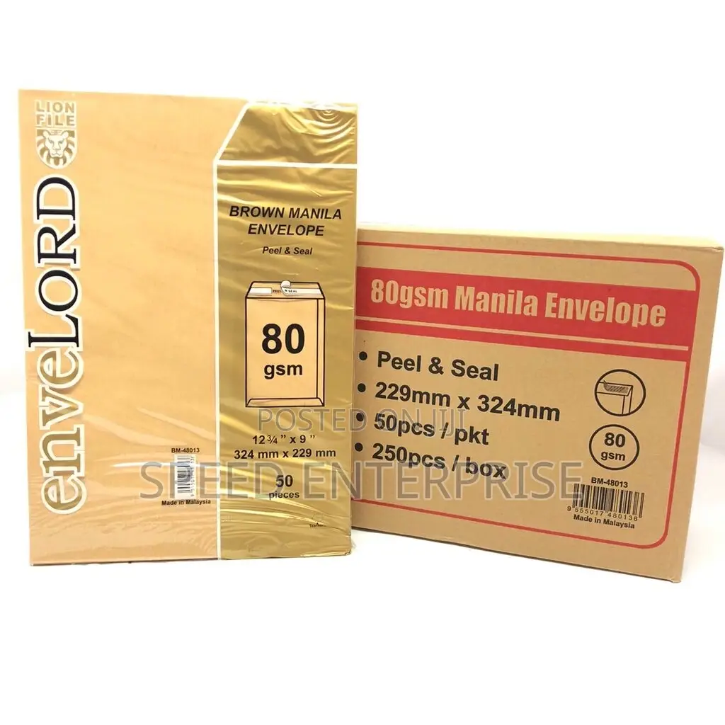 A4 Brown Envelope (Carton) 20 Packs