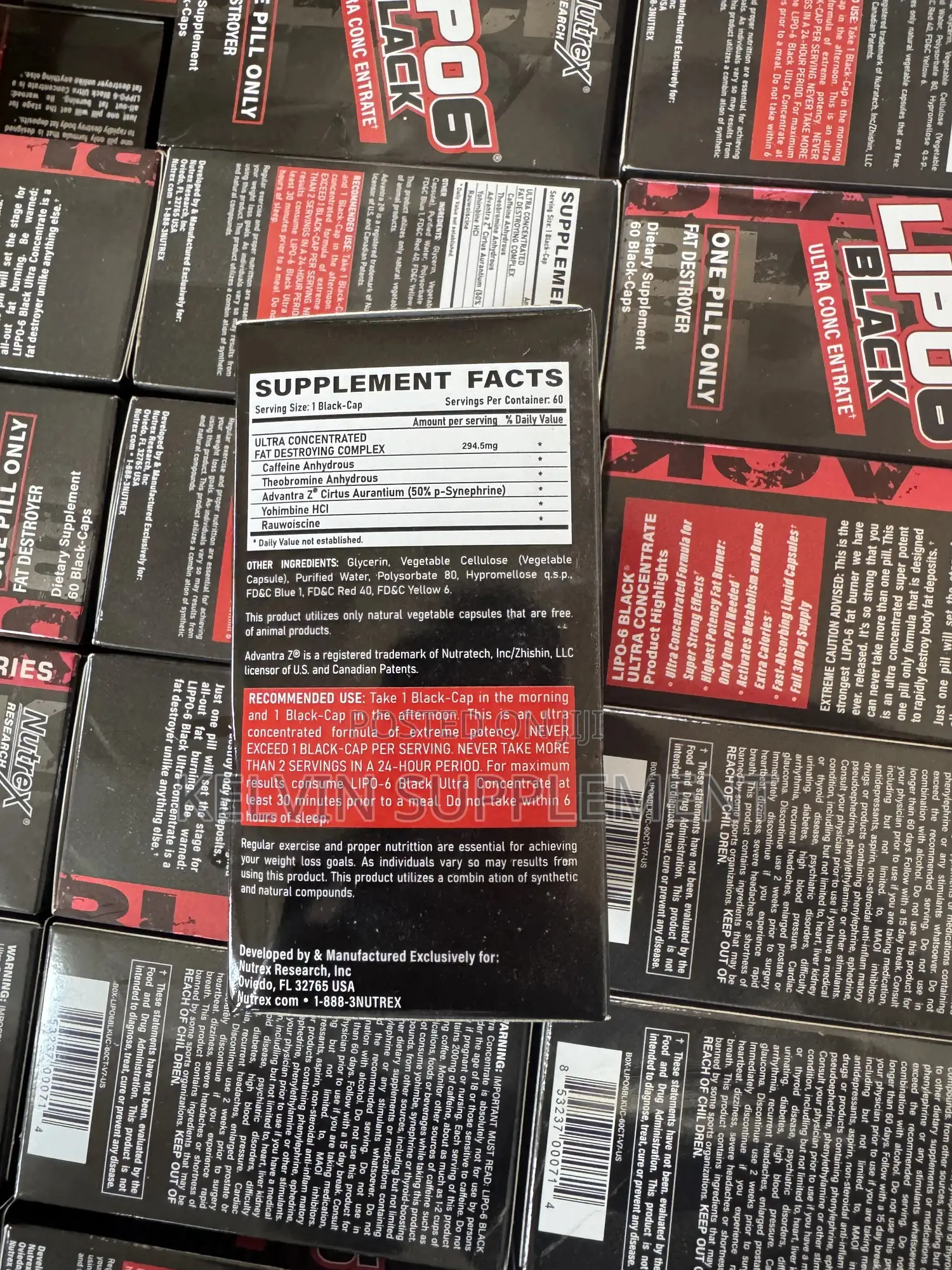 Nutrex Research Lipo 6 Black Ultra Concentrate