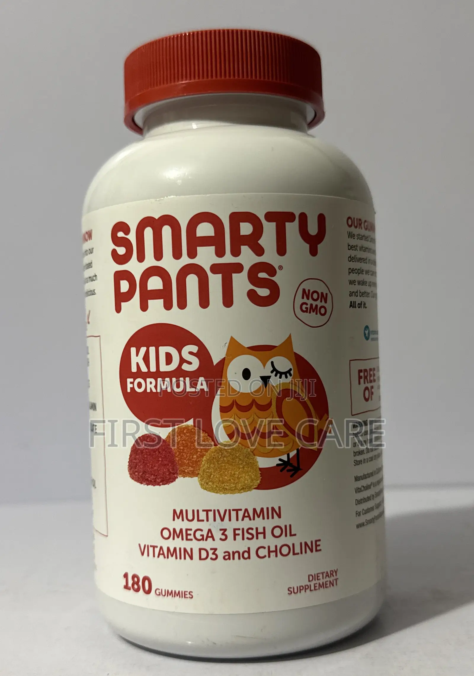 Smarty Pants Kids Formula Multivitamin Omega 3 Fish Oil Vit D3 Choline