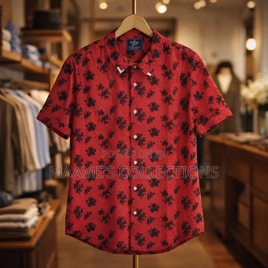 Men's Short- Sleeve Shirt.