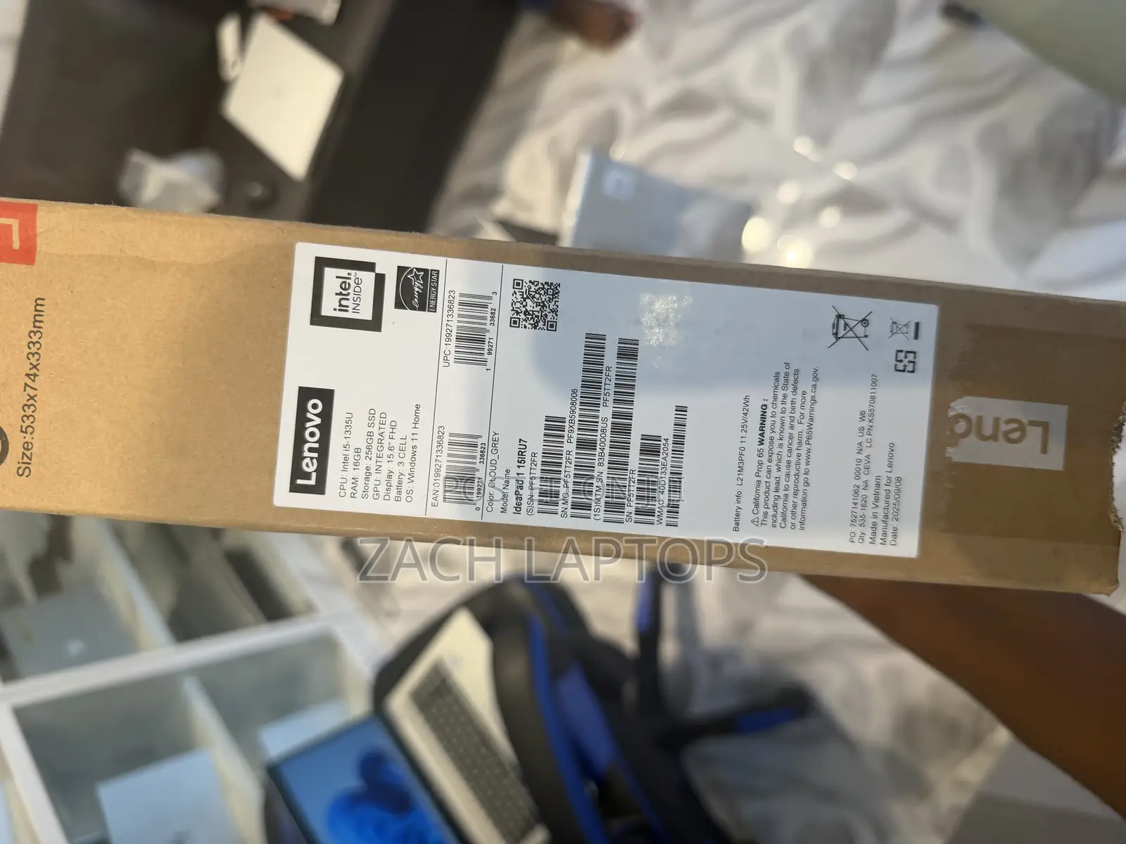 New Laptop Lenovo IdeaPad 1 16GB Intel Core i5 SSD 256GB