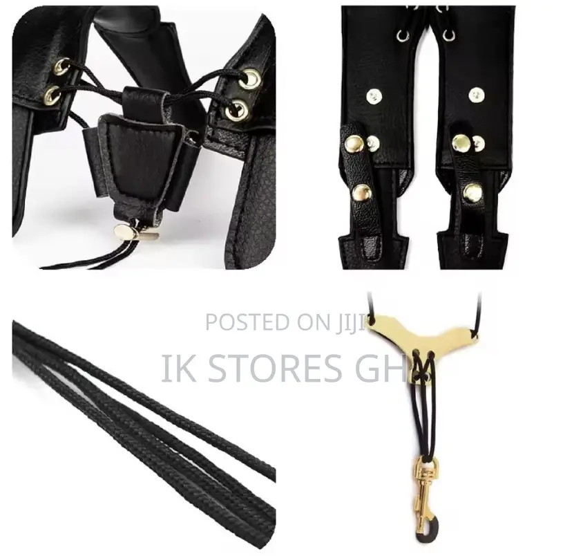 Saxophone Shoulder Strap Double Shoulder Leather Strap Comfortable