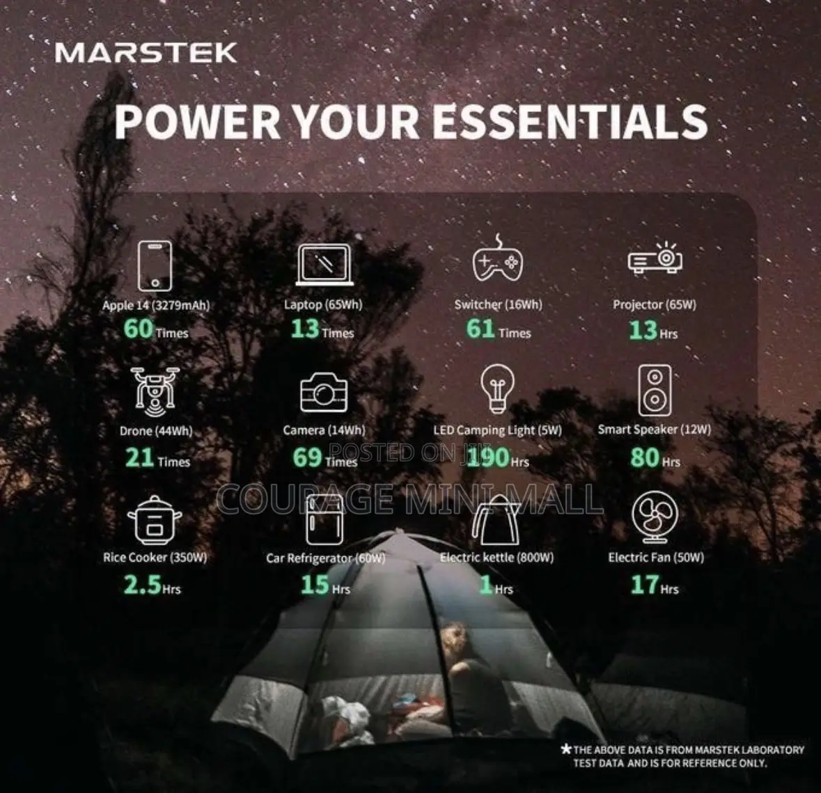 Marstek Quality 1000w Portable Power Station Generator